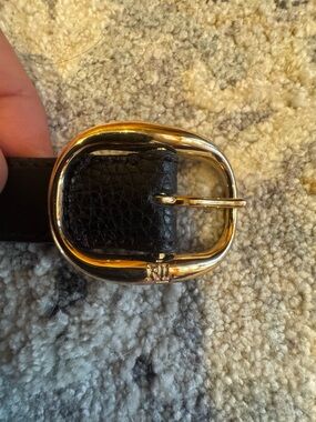 Ralph Lauren Lauren women’s black belt sz M